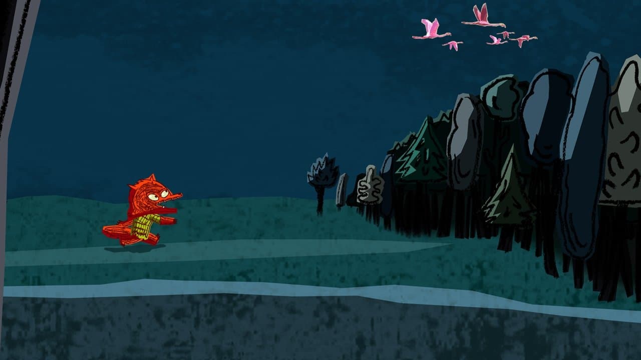 Le loup à poil backdrop