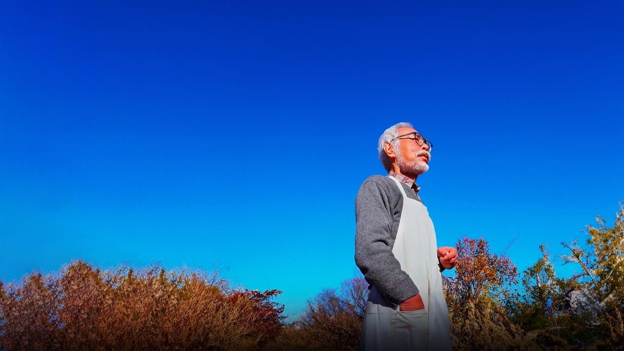 Hayao Miyazaki et le Héron backdrop