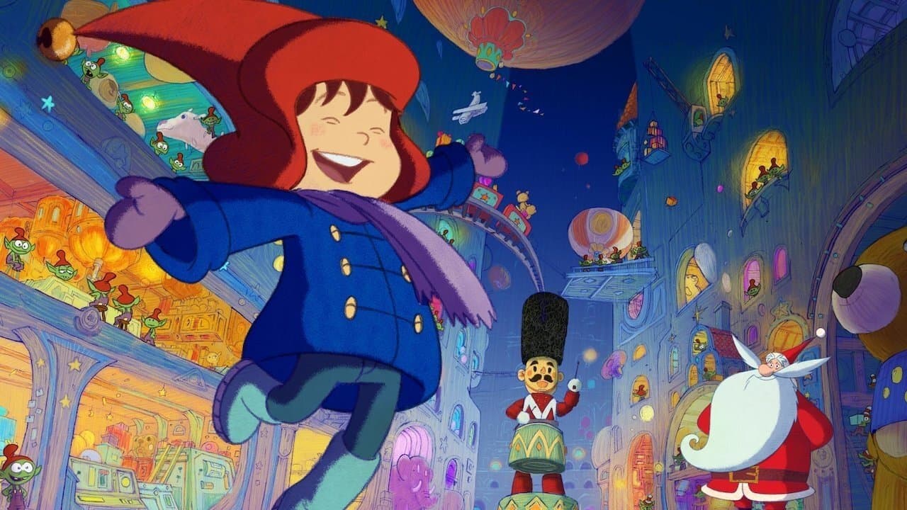 L'Apprenti Père Noël backdrop