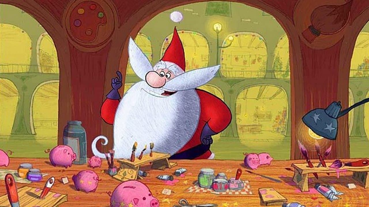 L'Apprenti Père Noël backdrop