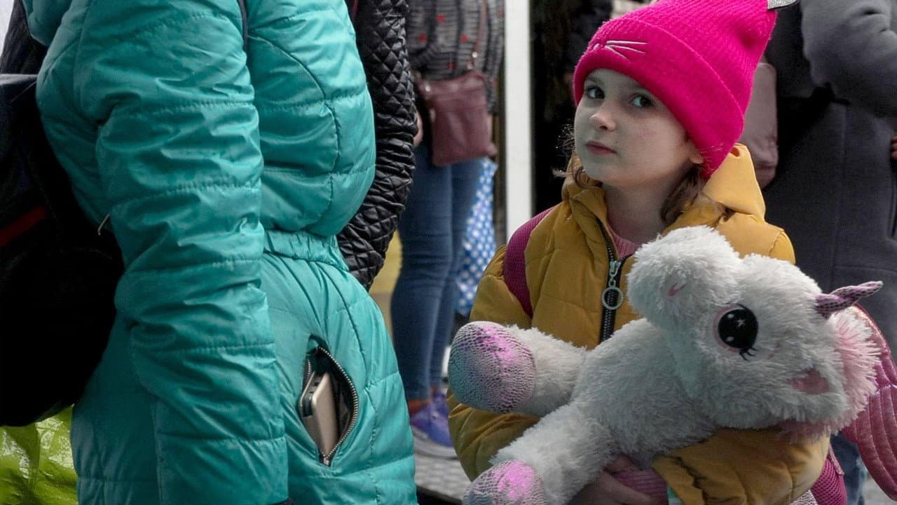 Ukraine-Pologne: la frontière de la solidarité backdrop