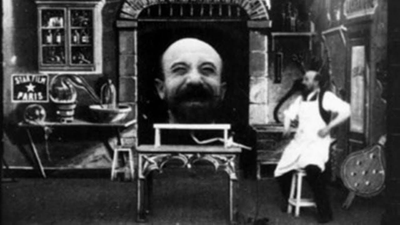 L'Homme à la tête en caoutchouc backdrop