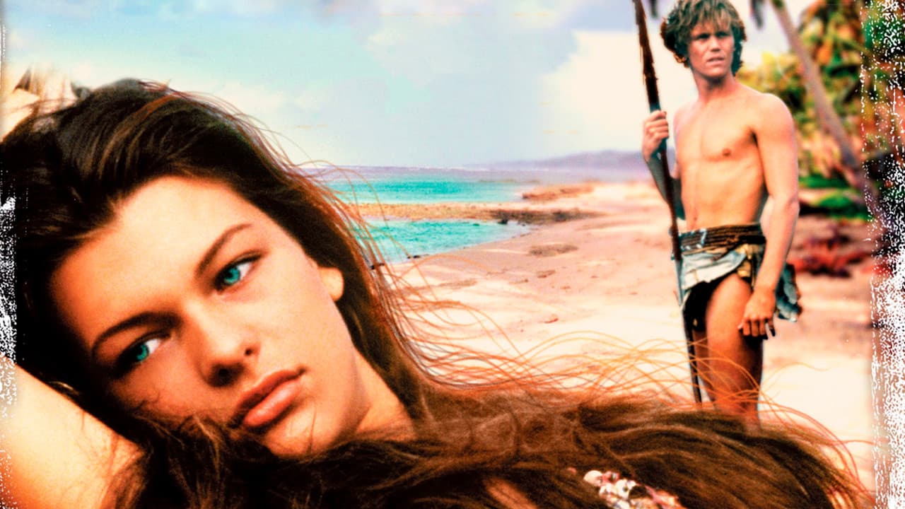 Retour au lagon bleu backdrop