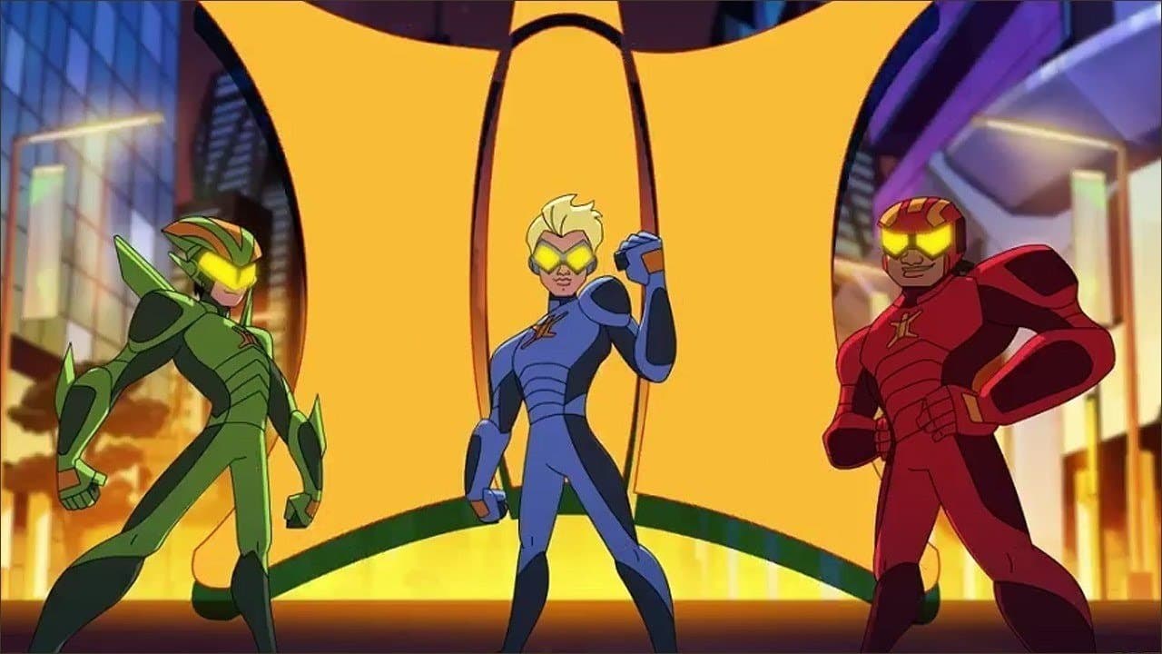 Stretch Armstrong et les Flex Fighters backdrop