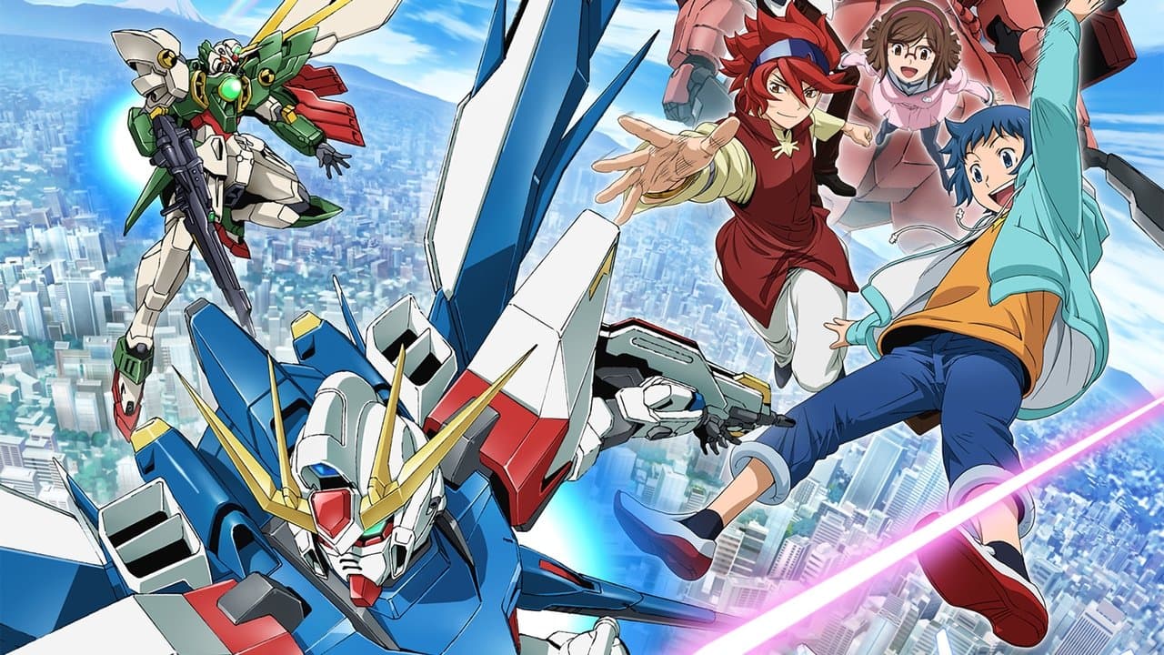 Gundam Build Fighters backdrop