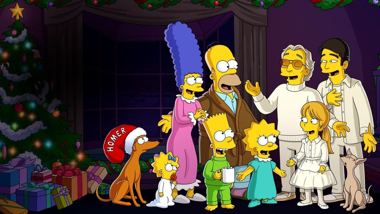 Les Simpson rencontrent la famille Bocelli dans Feliz Navidad backdrop
