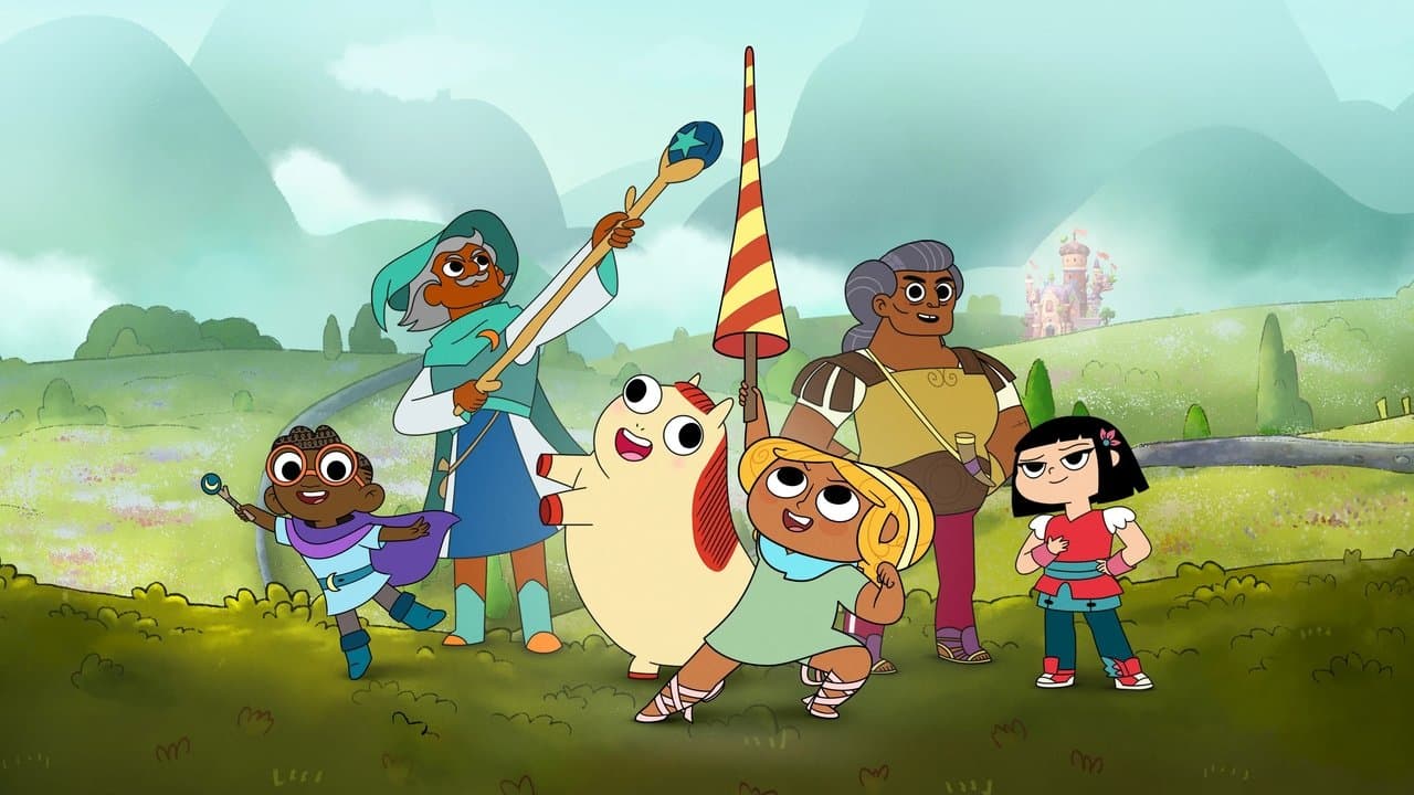 Pomme de pin et Poney backdrop