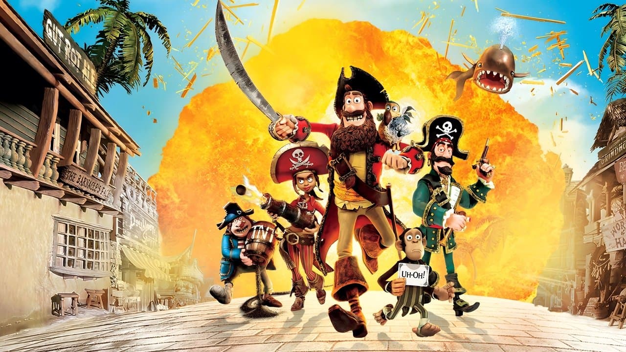 Les Pirates ! Bons à rien, mauvais en tout backdrop