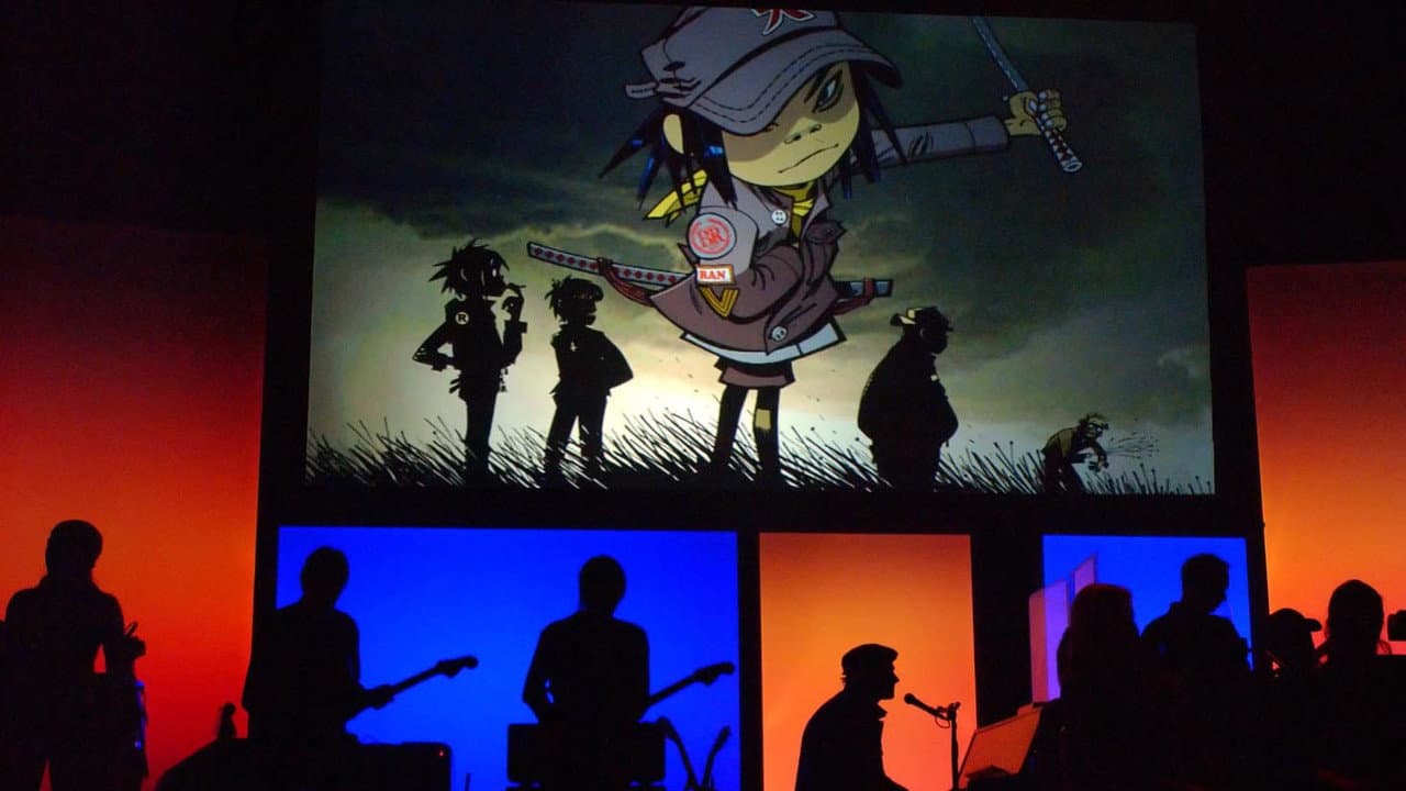 Gorillaz - Demon Days Live at the Manchester Opera House backdrop