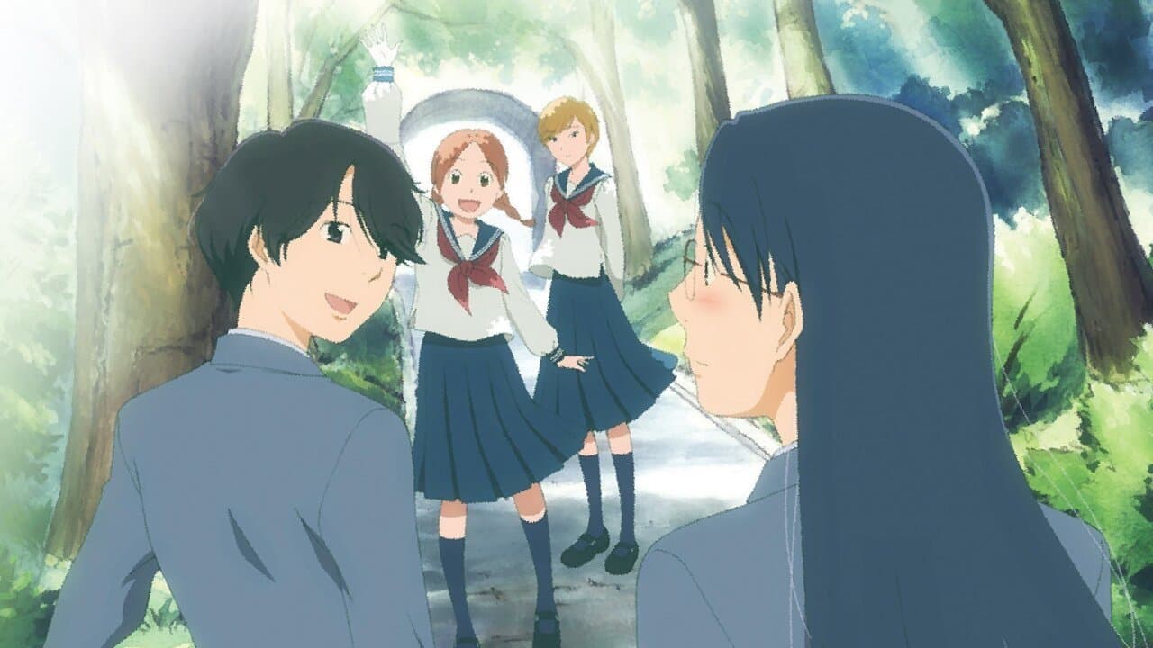 Aoi Hana - Fleurs bleues backdrop