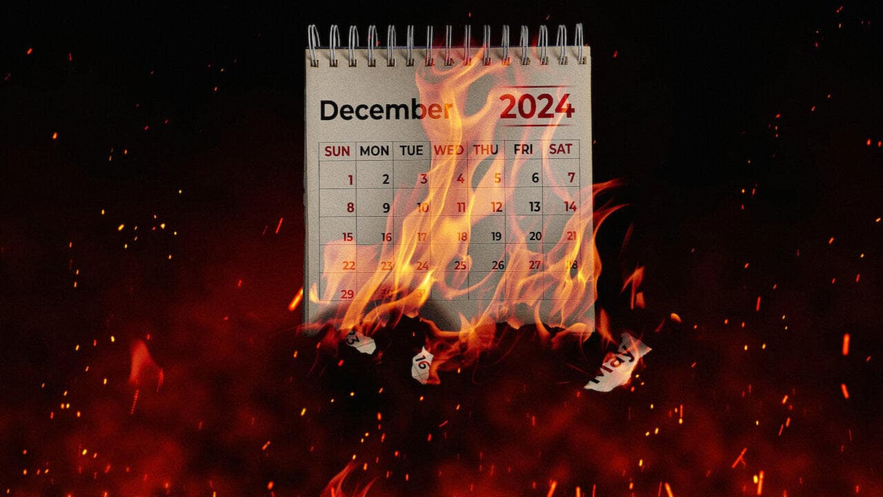 Sur les cendres de 2024 : A Roast of the Year backdrop