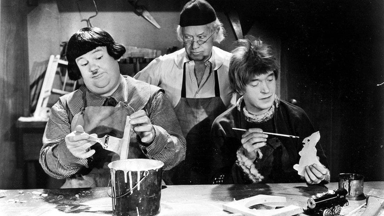 Laurel Et Hardy - Un jour une bergère backdrop