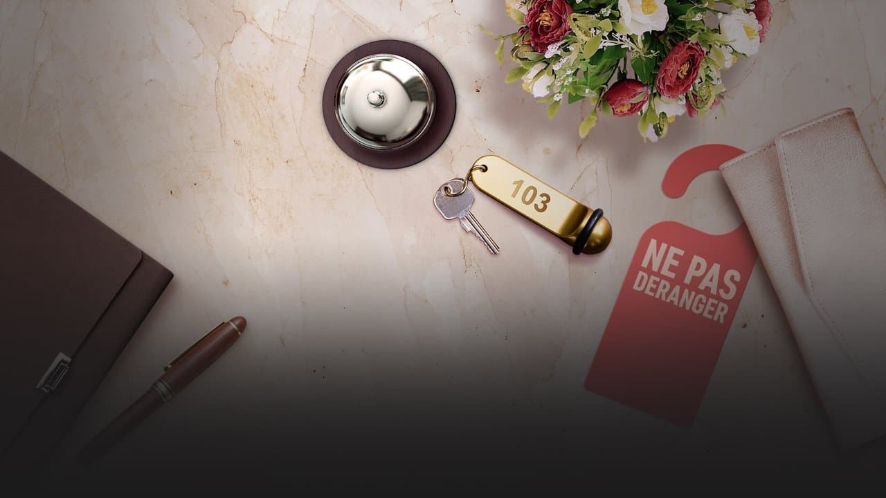 Bienvenue à l'hôtel backdrop