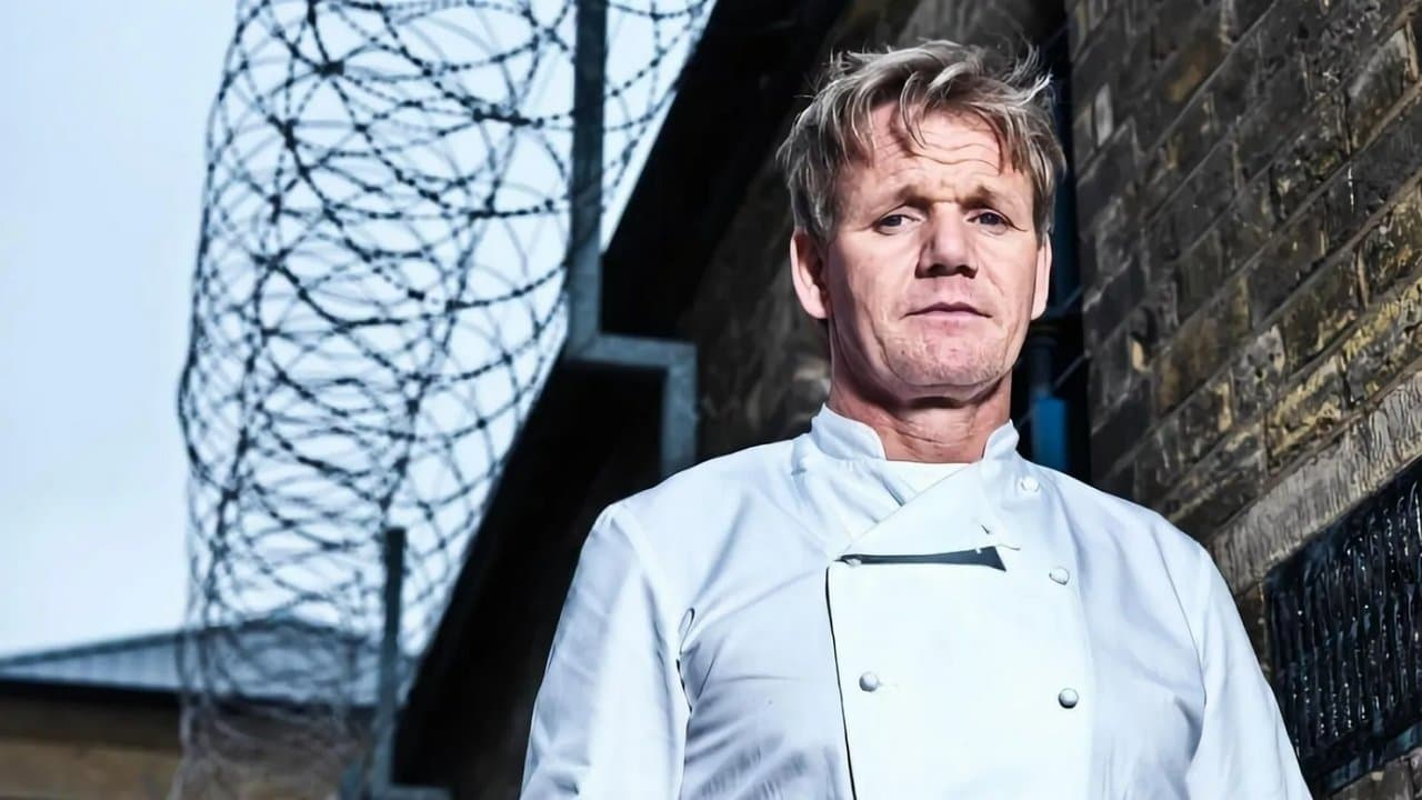 Gordon Ramsay derrière les barreaux backdrop