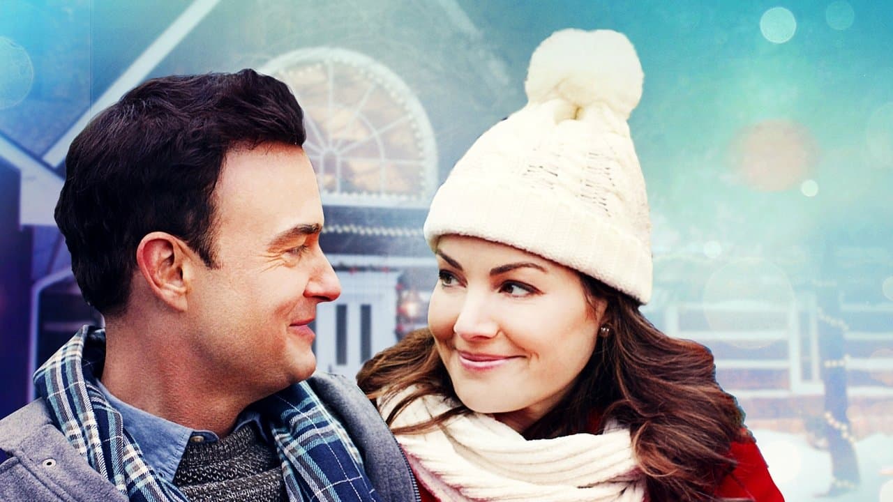 Le chalet de Noël backdrop