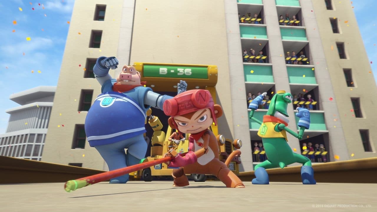 Apprentis super‐héros backdrop