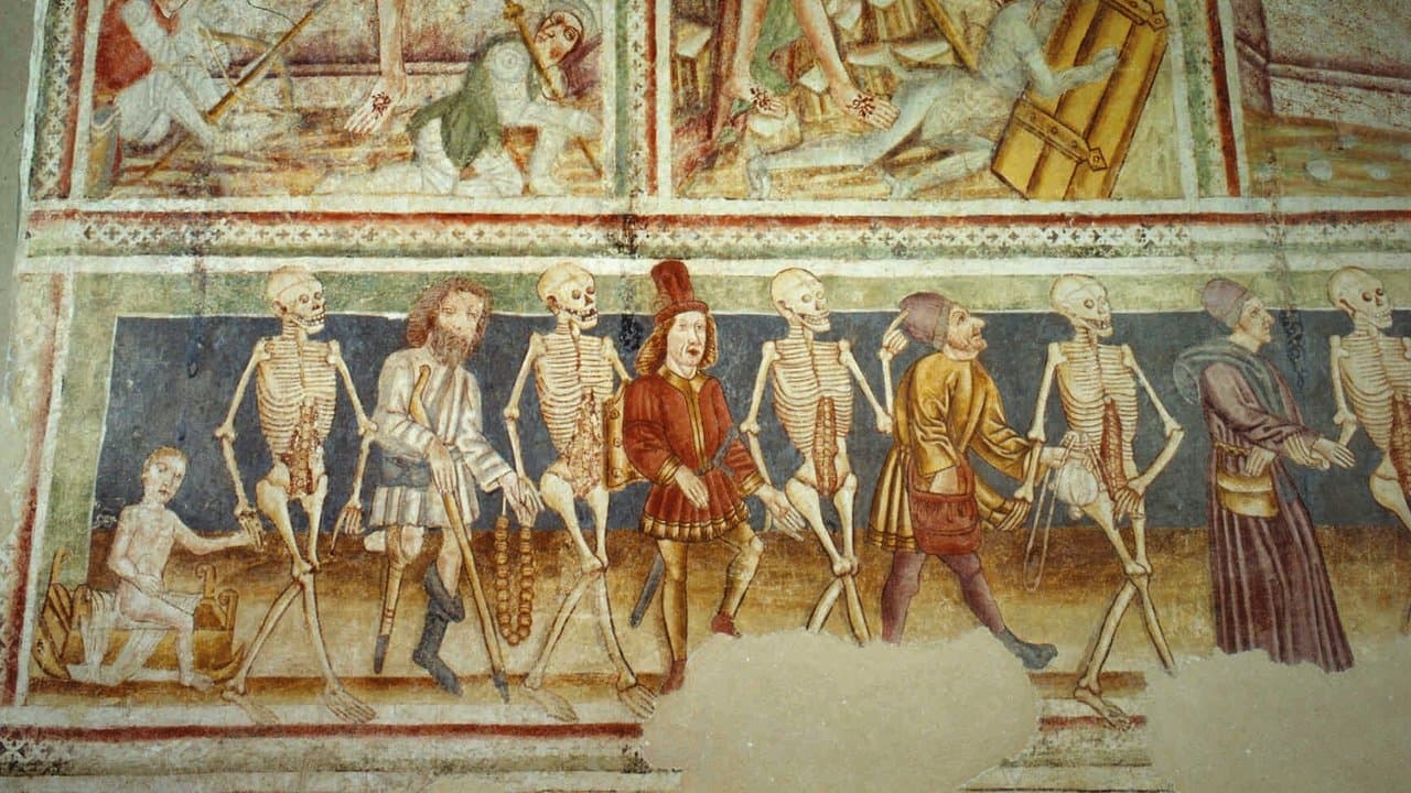 Danses macabres, squelettes et autres fantaisies backdrop