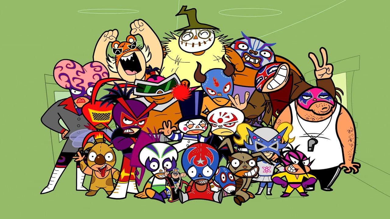 Mucha Lucha backdrop