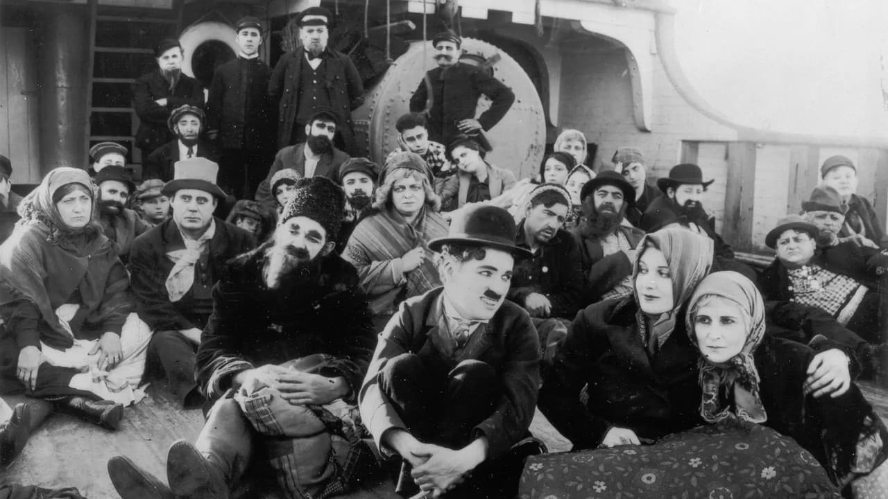 Charlot l'émigrant backdrop