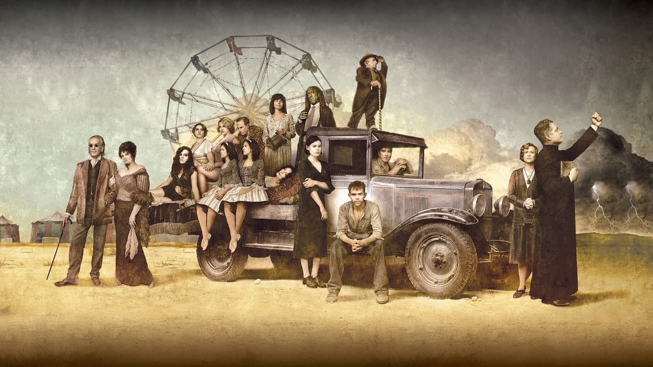 La Caravane de l'étrange backdrop