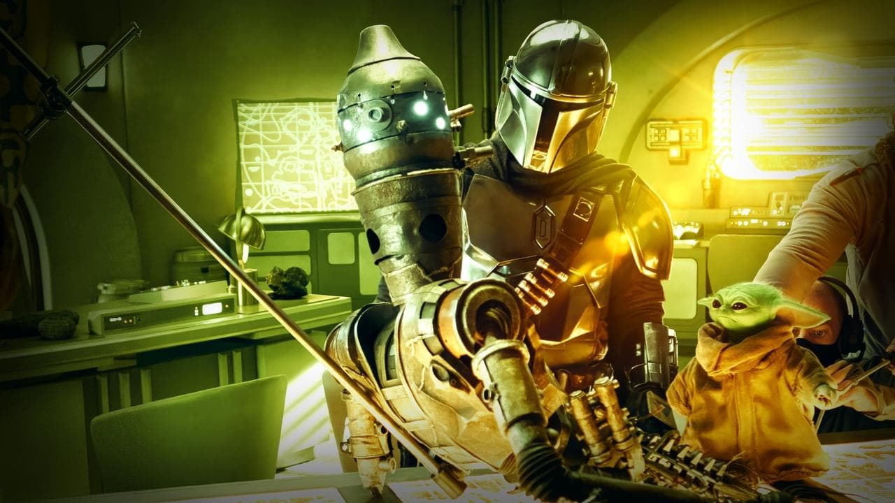 Disney Les Making-of Star Wars : The Mandalorian backdrop