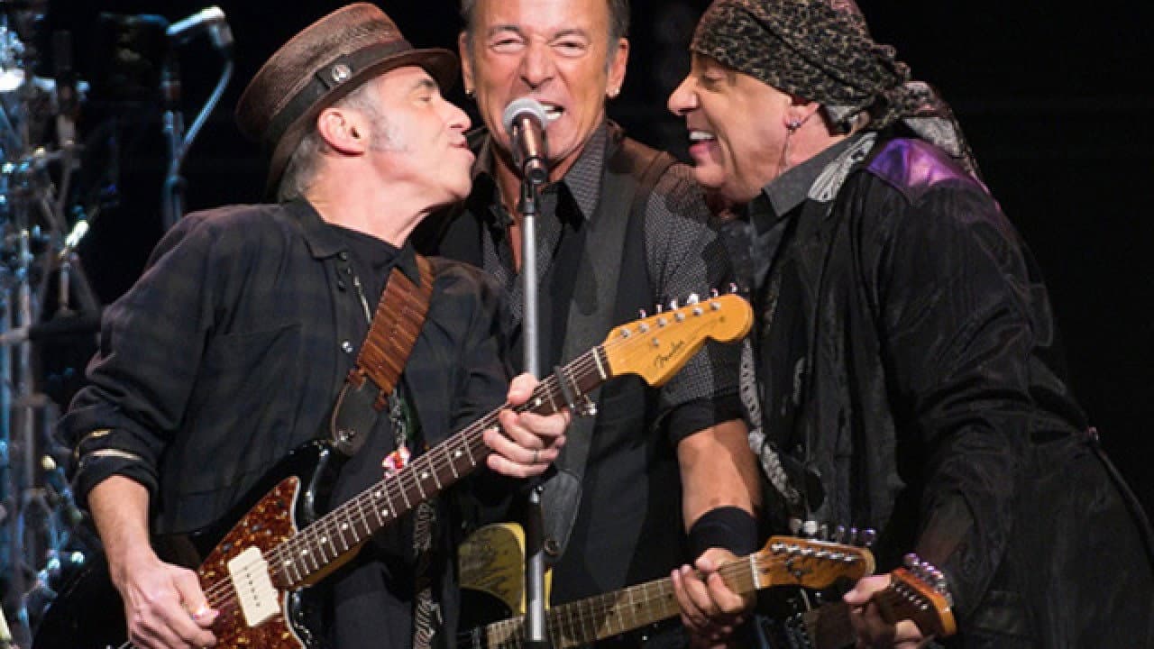 Bruce Springsteen & The E Street Band - Live in New York City backdrop