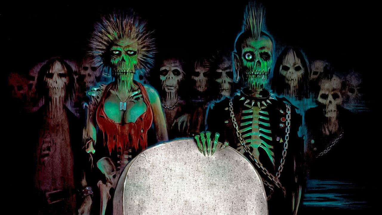Le Retour des morts-vivants backdrop