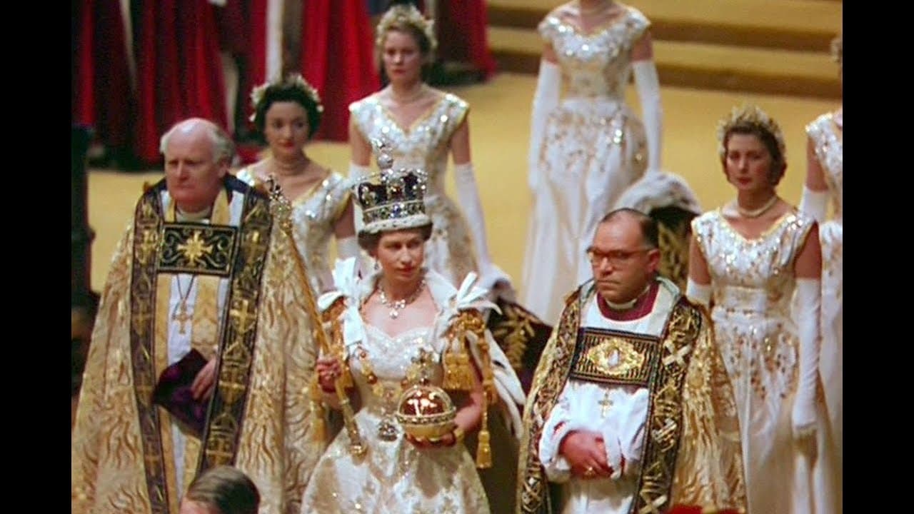 Elisabeth II backdrop