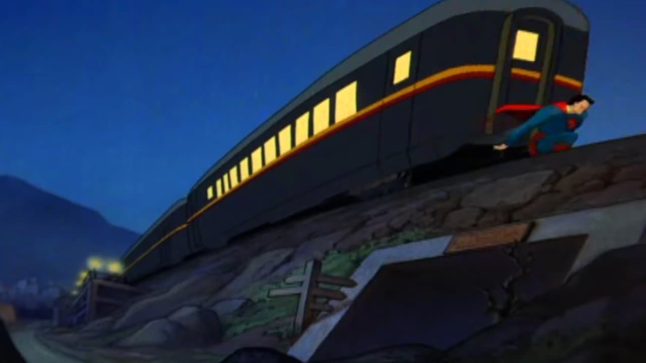 Superman : L'Attaque du Train Postal backdrop