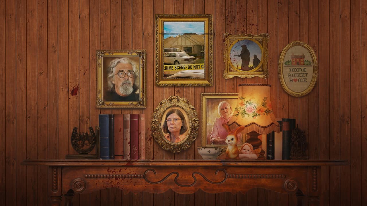 A Killer Story backdrop