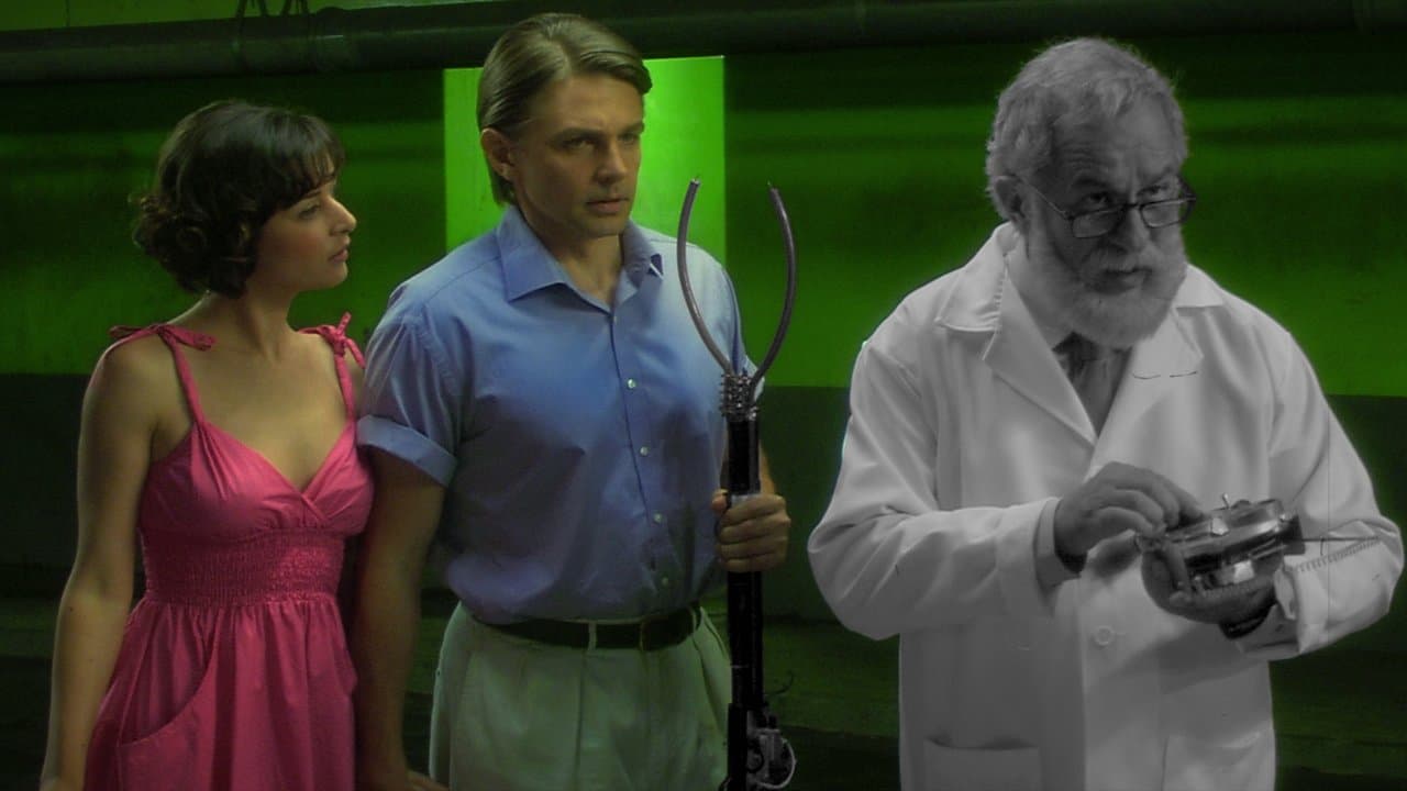 L'Attaque du monstre géant suceur de cerveaux de l'espace backdrop