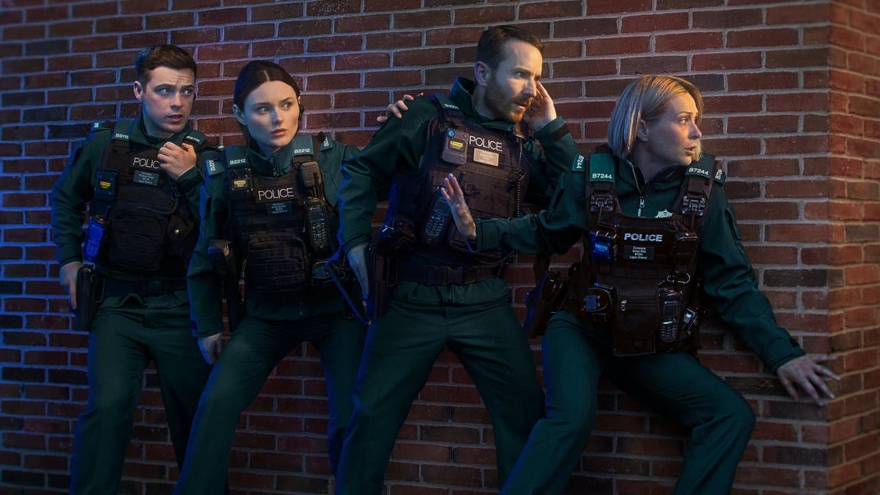 Blue Lights backdrop