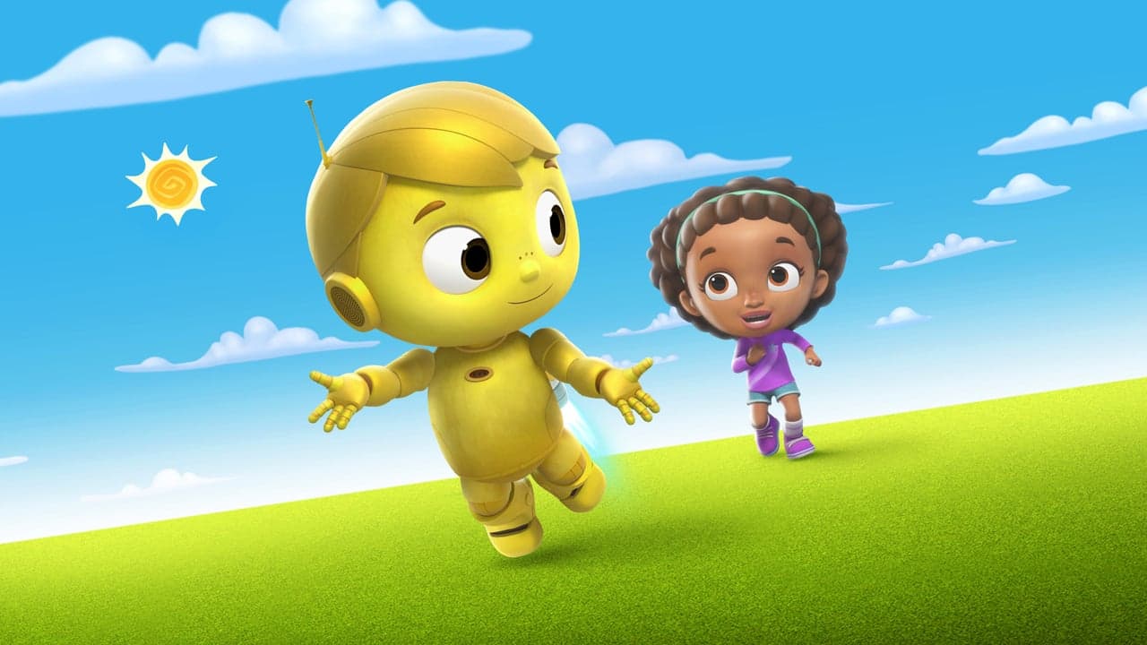 Doug, le robot curieux backdrop