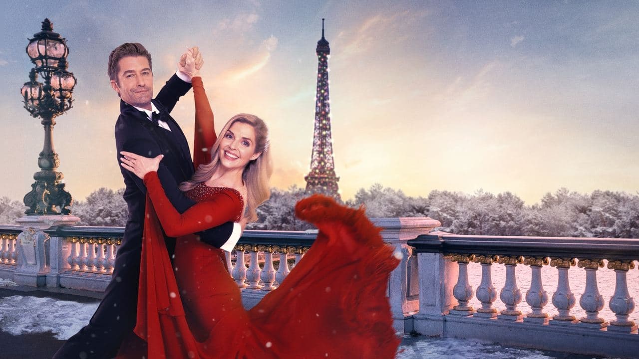 Coup de foudre sur une valse de Noël backdrop