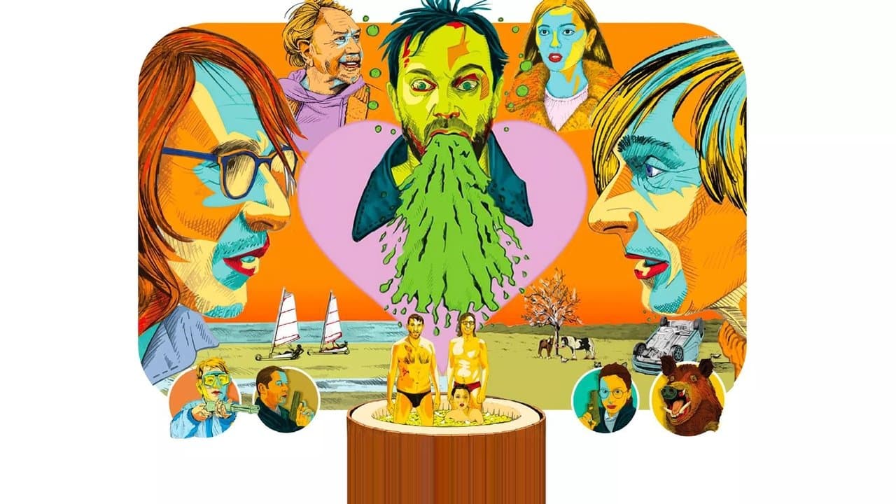 Tout fout le camp backdrop