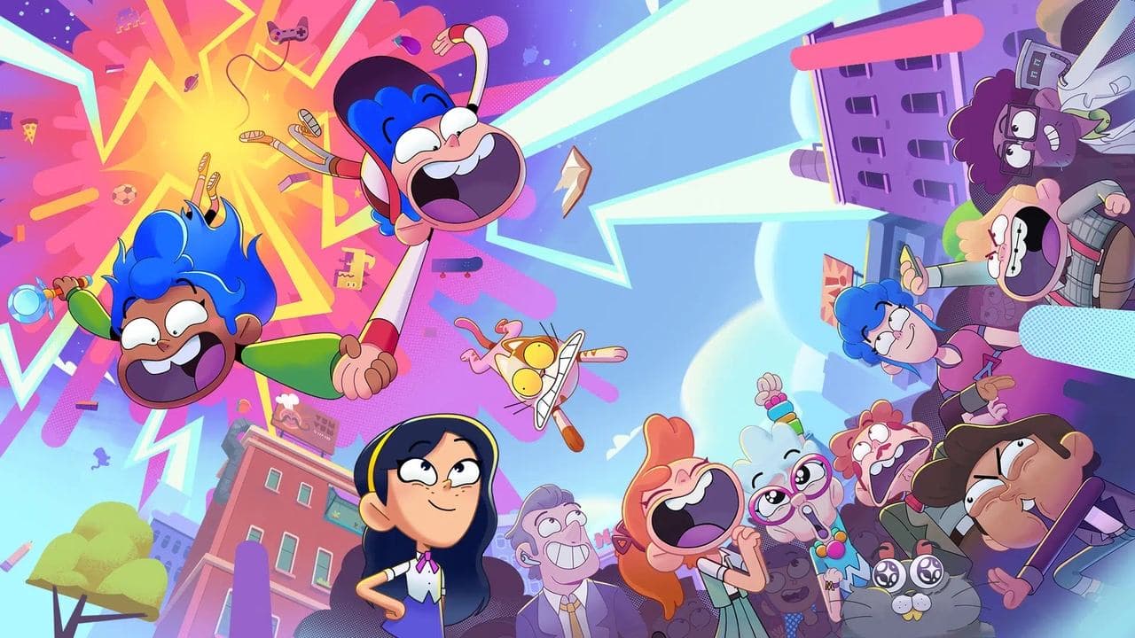 Héros à moitié backdrop