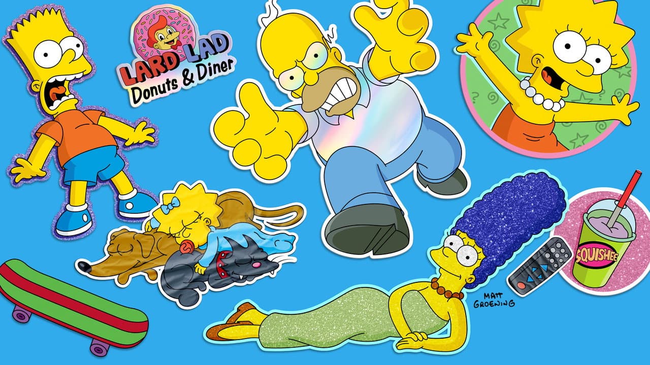 Les Simpson backdrop