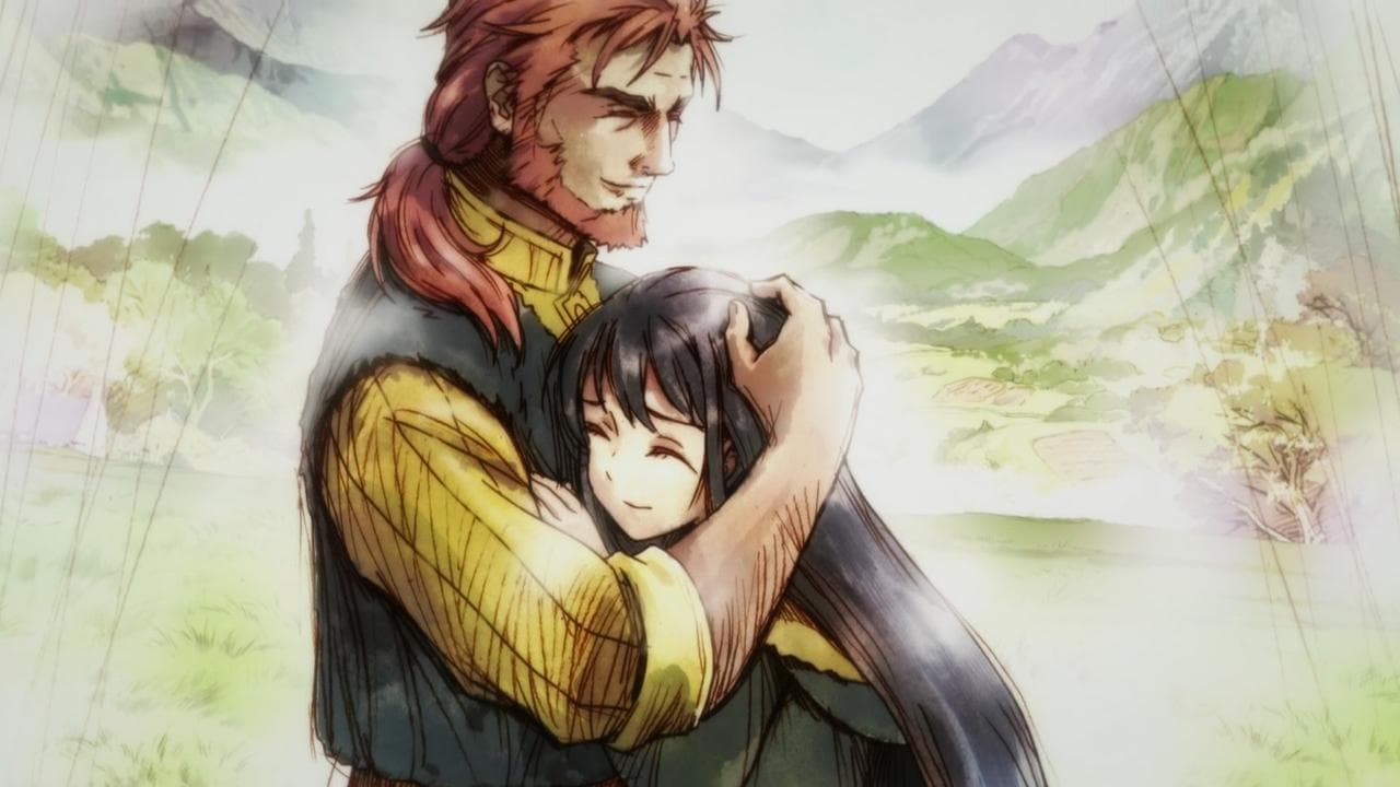 La Valkyrie aux cheveux de jais backdrop