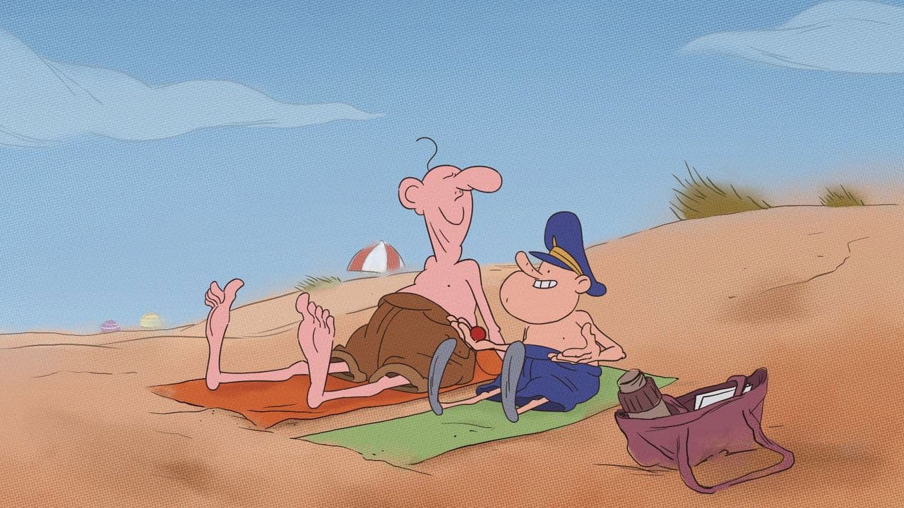 De Gaulle à la plage backdrop