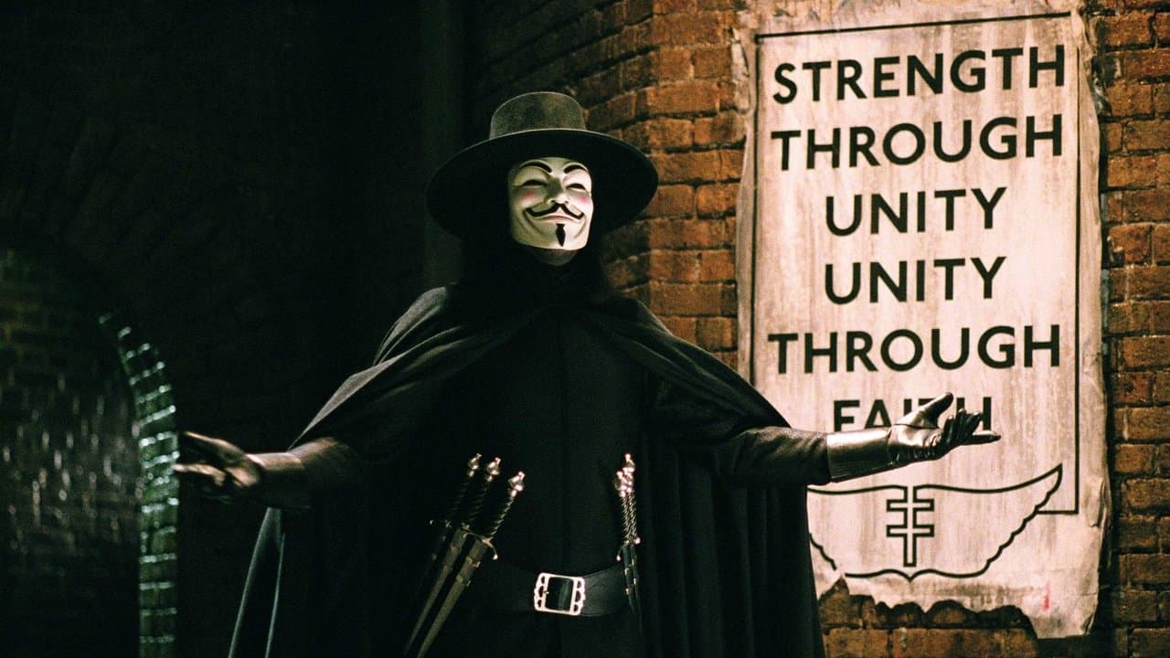 V pour Vendetta backdrop