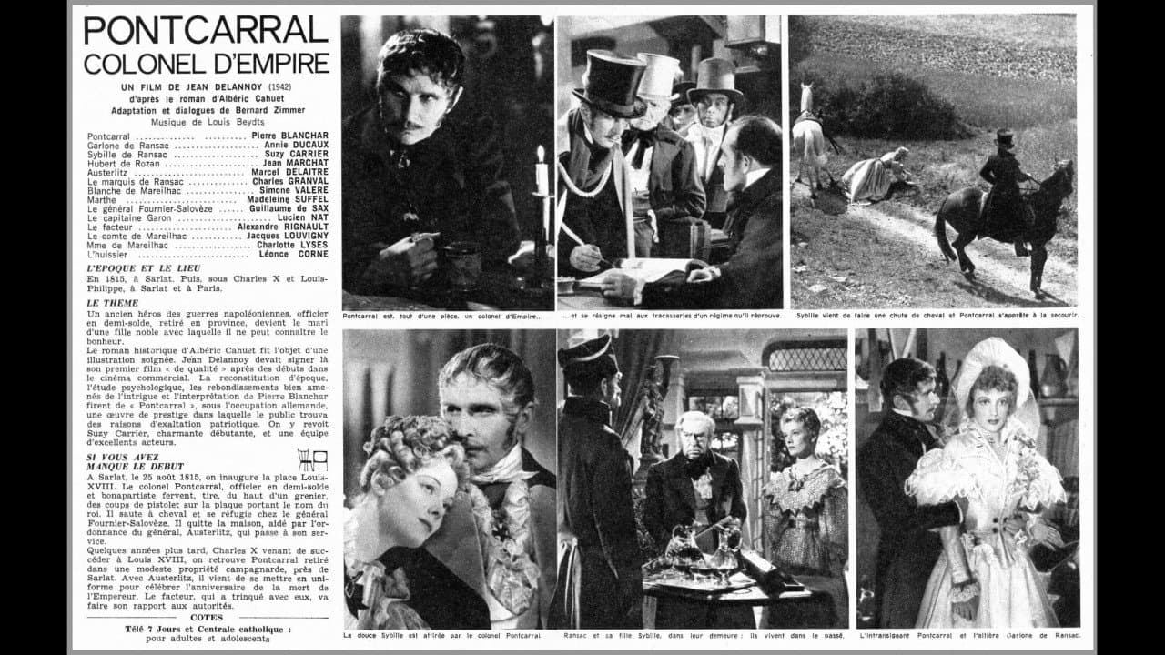 Pontcarral, colonel d'empire backdrop