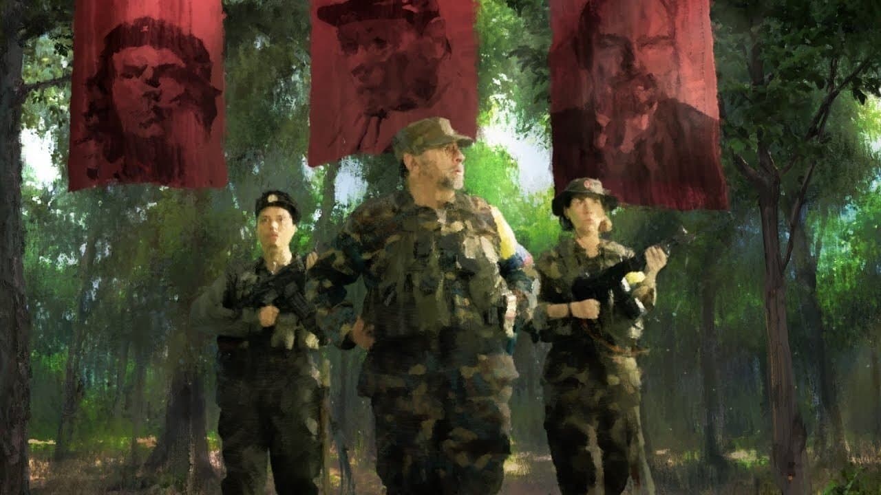 Jungle rouge backdrop