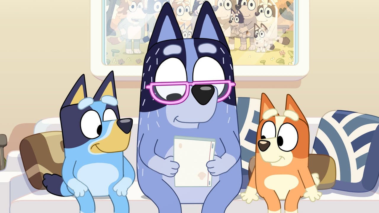 Les petites histoires de Bluey backdrop