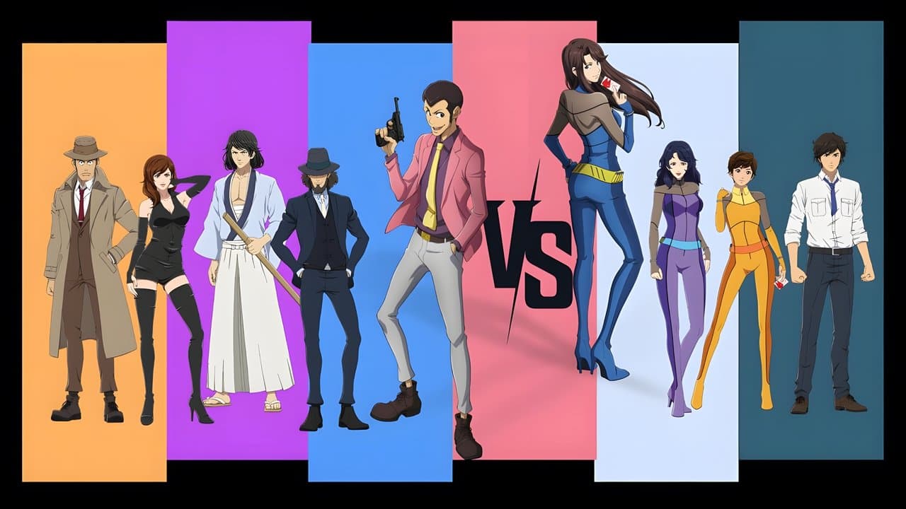 Lupin III vs. Cat's Eye backdrop