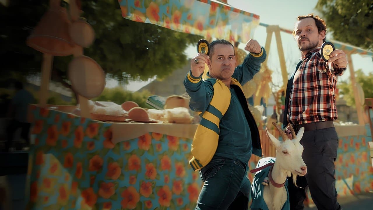 Deux flics pour une bique backdrop