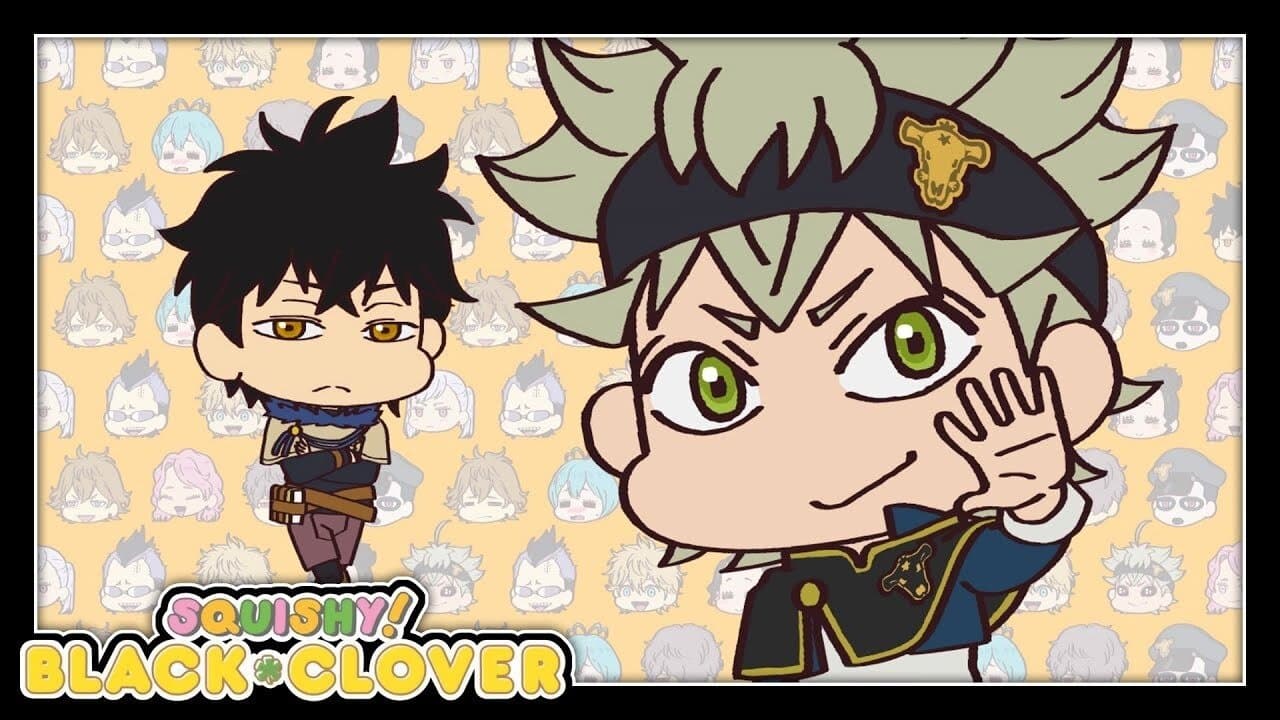 Mugyutto! Black Clover backdrop