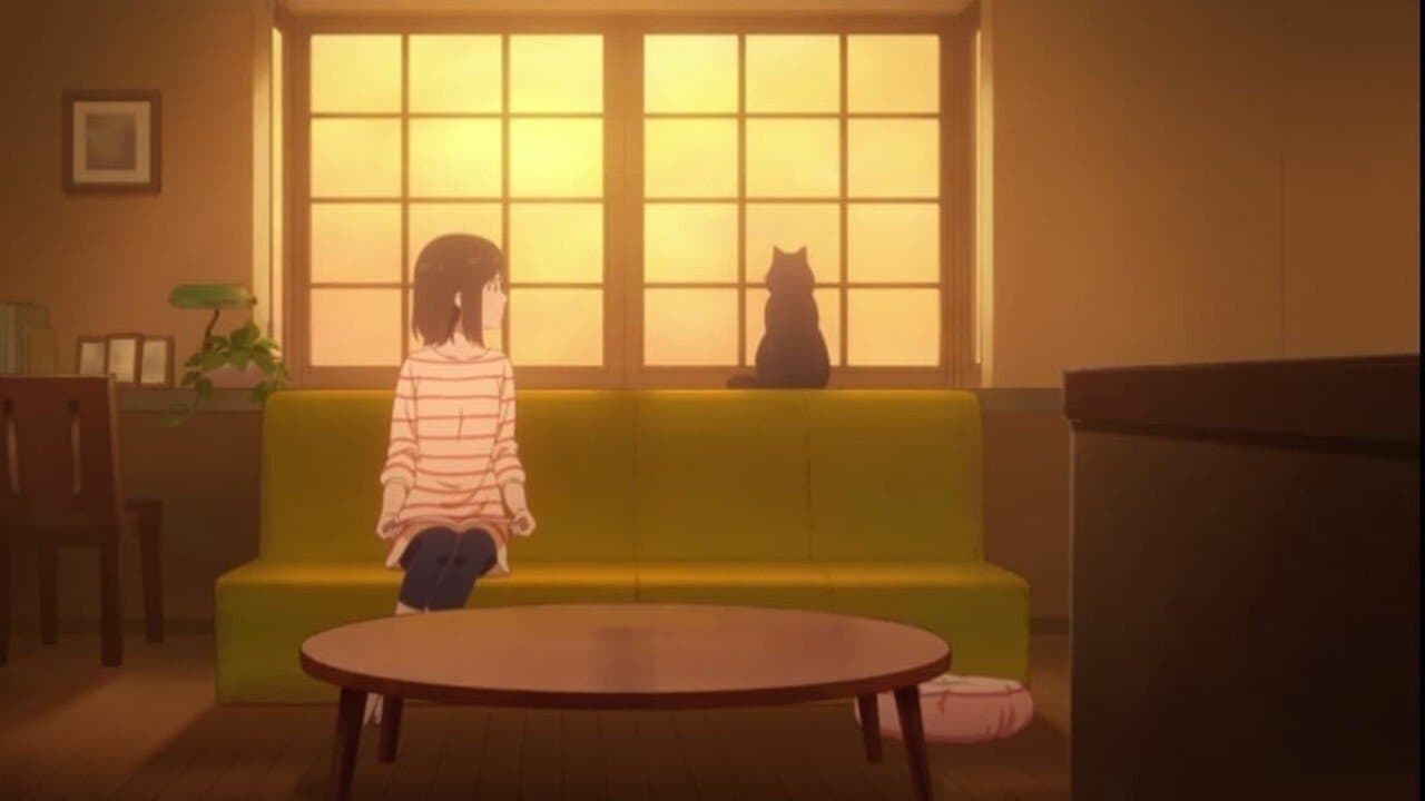 Elle et son chat backdrop