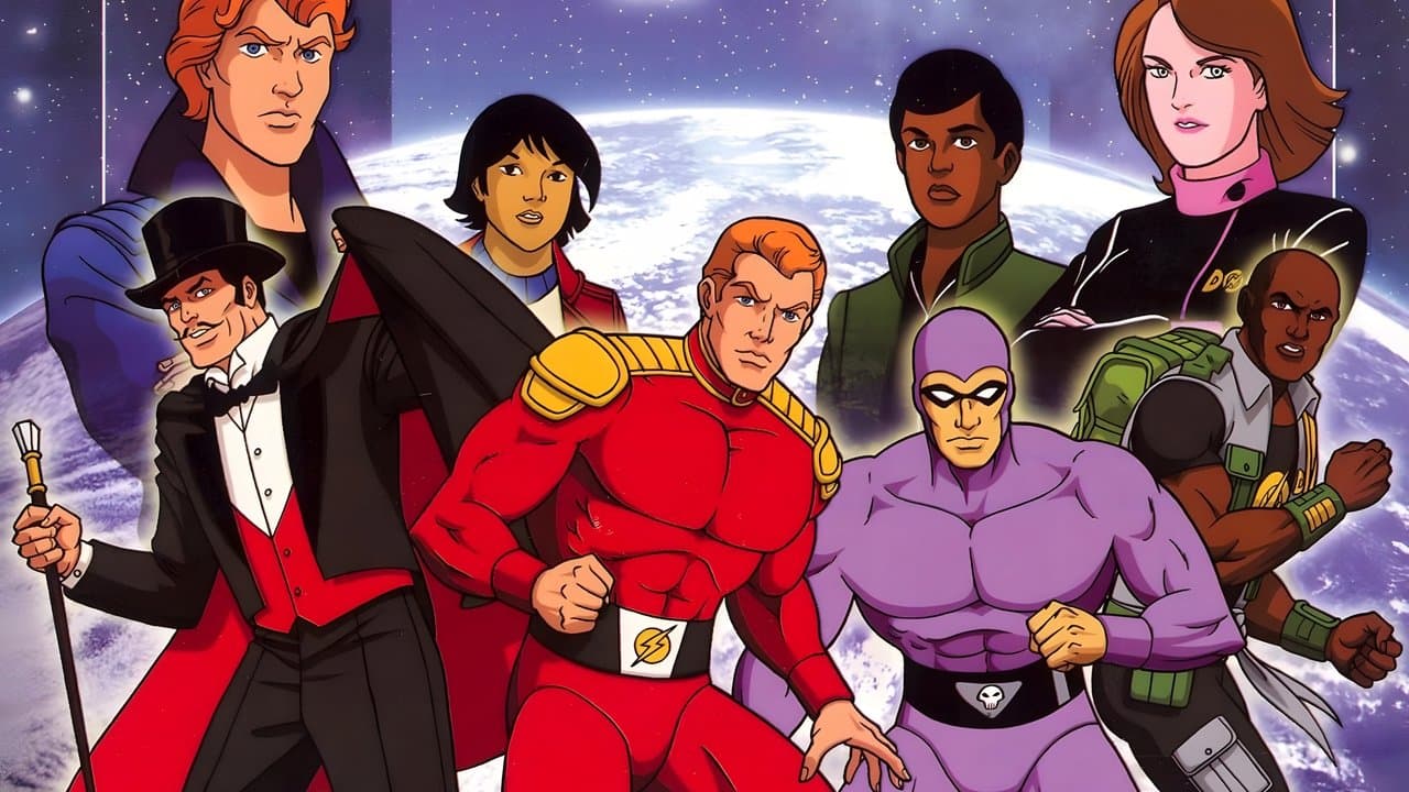 Flash Gordon et les défenseurs de la terre backdrop