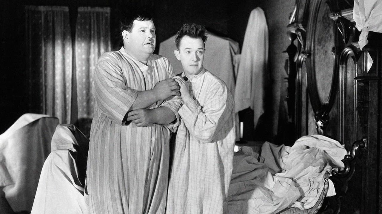 Laurel et Hardy - La maison de la peur backdrop