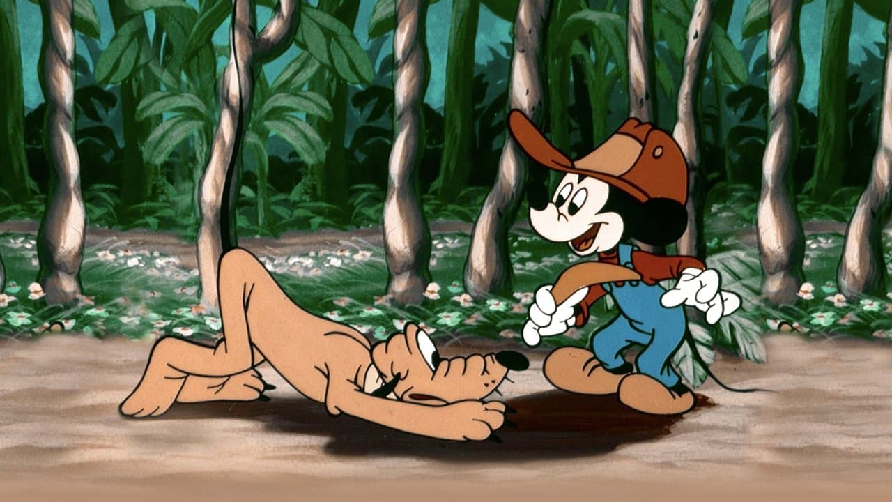 Mickey, Pluto et l'Autruche backdrop